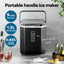 Devanti 12kg Ice Maker Machine 1.3L w/Scoop Holder Black