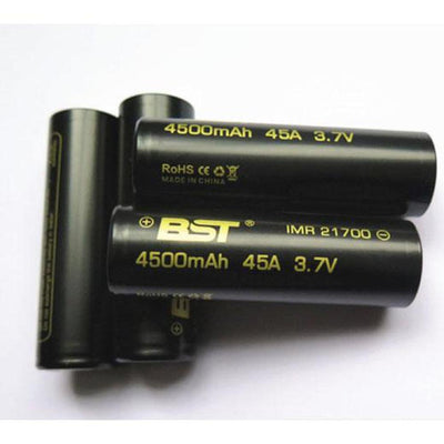 IMR 21700 45A Rechargeable Batteries - BST 4500mAh 3.7V Lithium Li-ion Battery