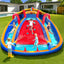 Kids Inflatable Pool Water Slide Cannon Splash Park Toss Game 408X386CM