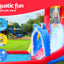 Happy Hop Water Park Inflatable Water Slide Jumping Castle Splash Toy Outdoor