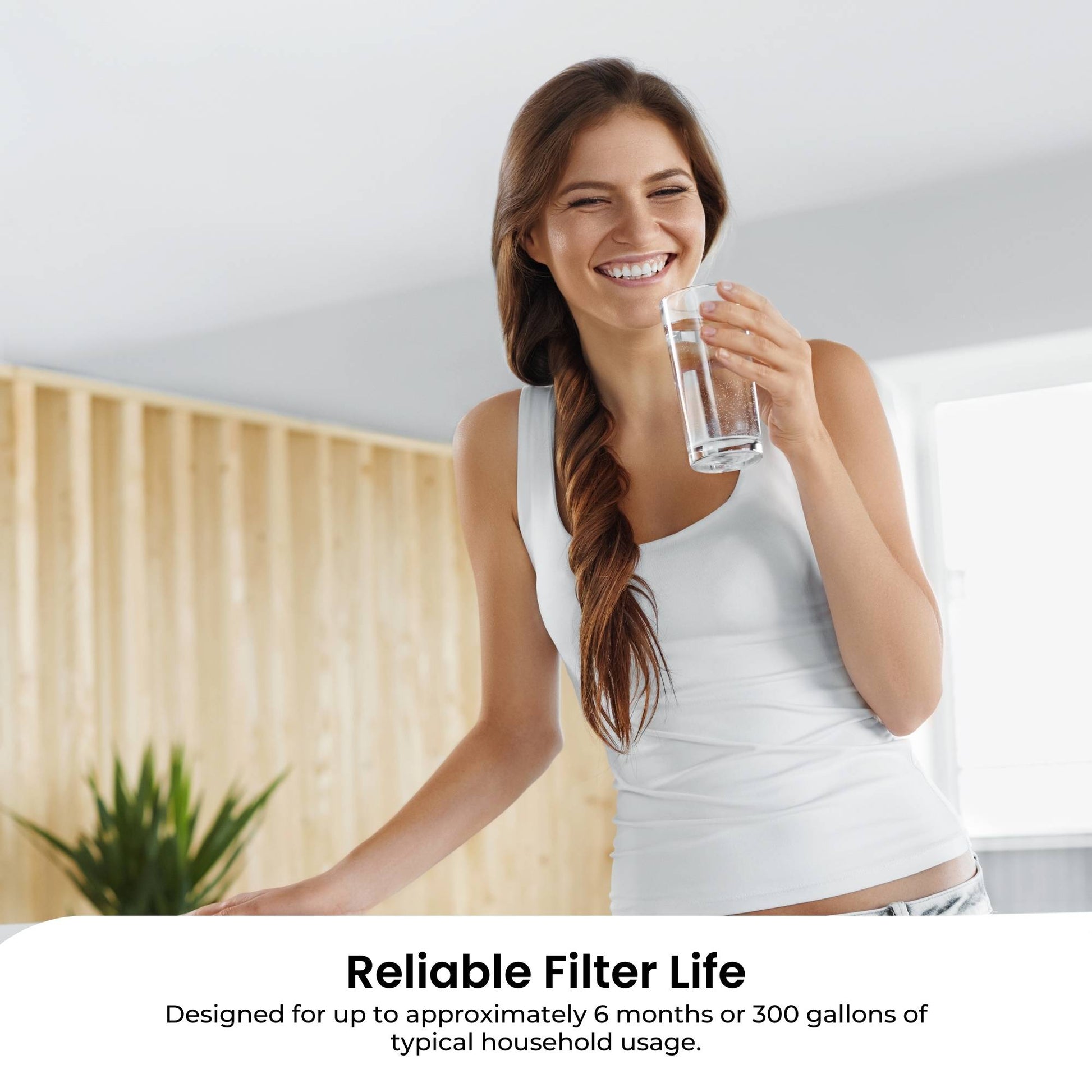 IcePure RWF0300A RFC0300A Inline Fridge Water Filter Replacement 1/4 Inch