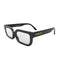 London Mole Icy Blue Blocker Glasses Matte Black