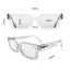 London Mole Icy Blue Blocker Glasses Transparent