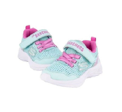 Infants Girls Skechers Dreamy Dancer - Sweet Energy Aqua/Pink Toddler Shoes