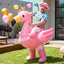 Inflatable Costume Ride On Flamingo Adult Party Suit Pink One Size