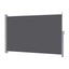 Instahut 2X3.5M Side Awning Retractable Privacy Screen Outdoor Sun Shade Grey