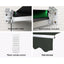 Instahut Folding Arm Awning Motorised Retractable Outdoor Sunshade3X2.5M