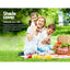 Instahut Shade Sail 6x6m Rectangle 185GSM 95% Sand Shade Cloth