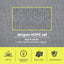 Instahut Sun Shade Sail Cloth 98% UV Block Outdoor Canopy Rectangle 2X5M Grey