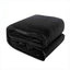 Instahut Sun Shade Sail Cloth 98% UV Block Outdoor Canopy Rectangle 5X6M Black