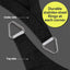 Instahut Sun Shade Sail Cloth 98% UV Block Outdoor Canopy Rectangle 5X6M Black