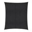 Instahut Sun Shade Sail Cloth 98% UV Block Outdoor Canopy Rectangle 5X6M Black