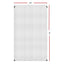 Instahut Tarp Tarpaulin 4x7m Canvas Heavy Duty Camping Cover Clear