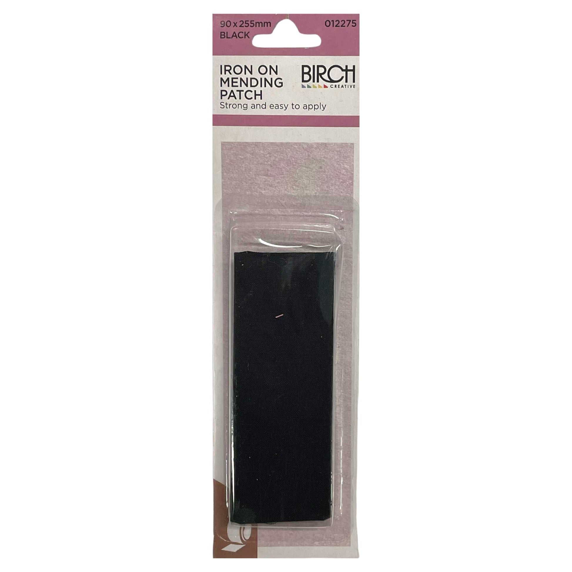 Iron On Mending Patch 90x255mm Cotton Clothes Repair Patches All Colours Birch