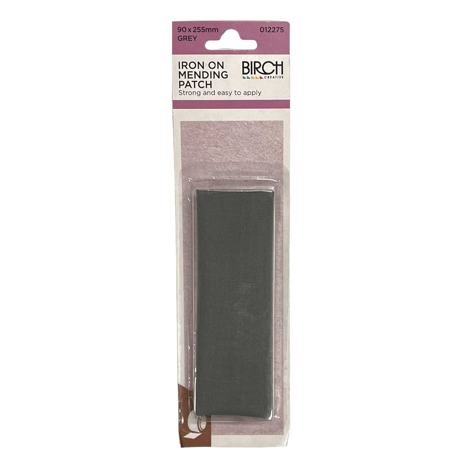 Iron On Mending Patch 90x255mm Cotton Clothes Repair Patches All Colours Birch
