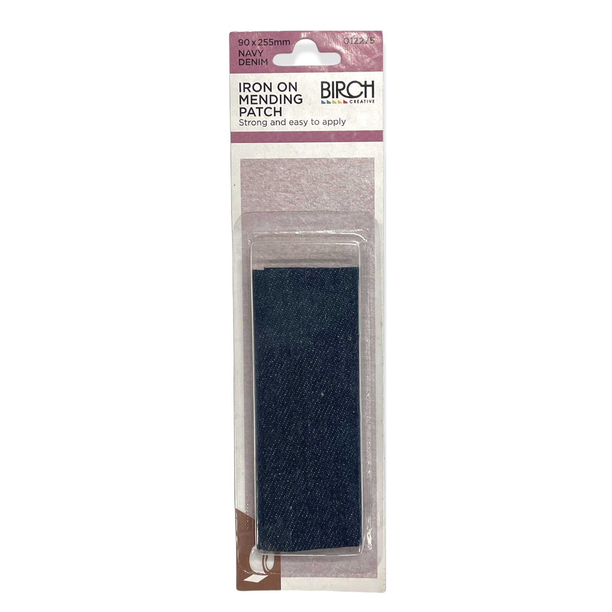 Iron On Mending Patch 90x255mm Cotton Clothes Repair Patches All Colours Birch