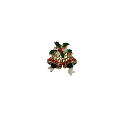 Jingle Bells Christmas Brooch Blazer Shirt Pin