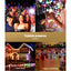 Jingle Jollys 12.5M Solar Christmas Lights Icicle String Light Multi Colour