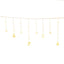 Jingle Jollys 3M Christmas Icicle Lights String Lights 138 LED Warm White
