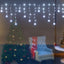 Jingle Jollys 3M Christmas Icicle Lights String Lights 80 LED Solar Powered