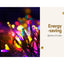 Jingle Jollys 3m Solar Christmas Lights Outdoor Fairy Waterfall Star Multicolour
