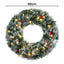 Jingle Jollys 60cm Christmas Wreath LED Lights Snowy Berries Garland Party Decor