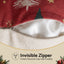 Jingle Jollys Christmas Cushion Covers Set of 4 Pillow Covers 45x45cm with 4 Cute Patterns Red
