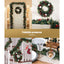 Jingle Jollys Christmas Garland with Wreath Set