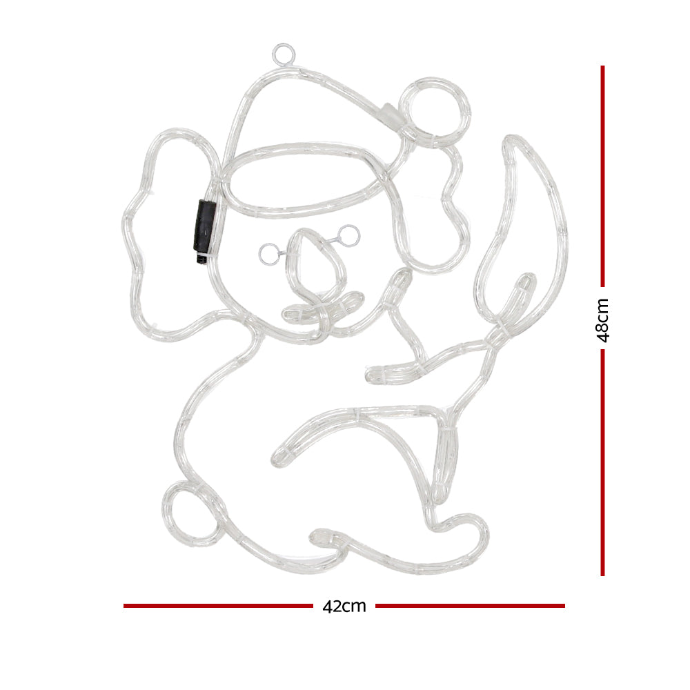 Jingle Jollys Christmas Lights LED Koala Xmas Decoration Home 2 Pcs
