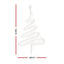 Jingle Jollys Christmas Lights Motif LED Light Outdoor Decorations 114cm Tree