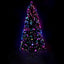 Jingle Jollys Christmas Tree 2.1M LED Xmas trees with Lights Multi Colour