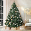 Jingle Jollys Christmas Tree 2.1M Xmas Trees Decorations Snowy 1250 Tips