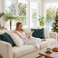 Jingle Jollys Christmas Tree Pillow Covers 2 Packs Cushion Covers Soft Faux Fur Jacquard Throw Pillow Covers 45 x 45cm White