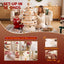 Jingle Jollys Prelit Christmas Tree Decorations 114CM Foldable Quick Setup White