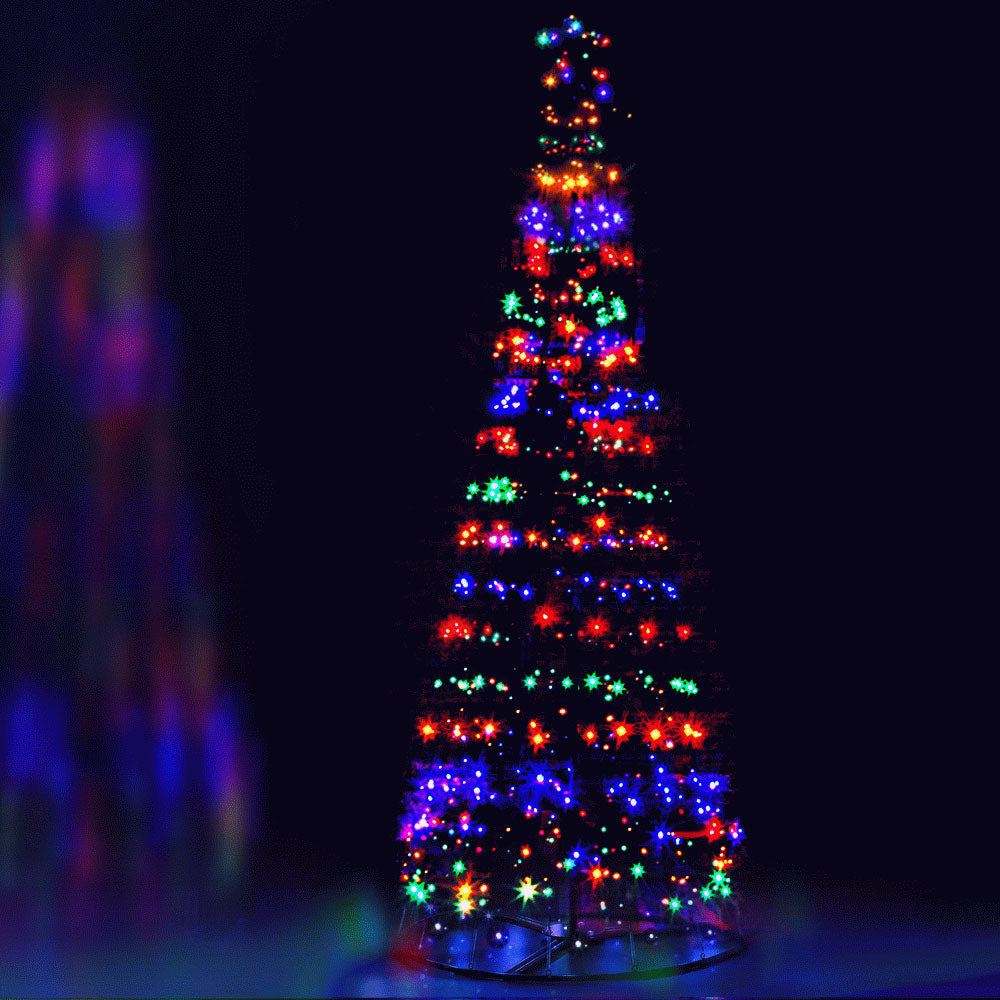Jingle Jollys Solar Power Christmas Tree 3.6M 400 LED Xmas Trees 8 Light Modes