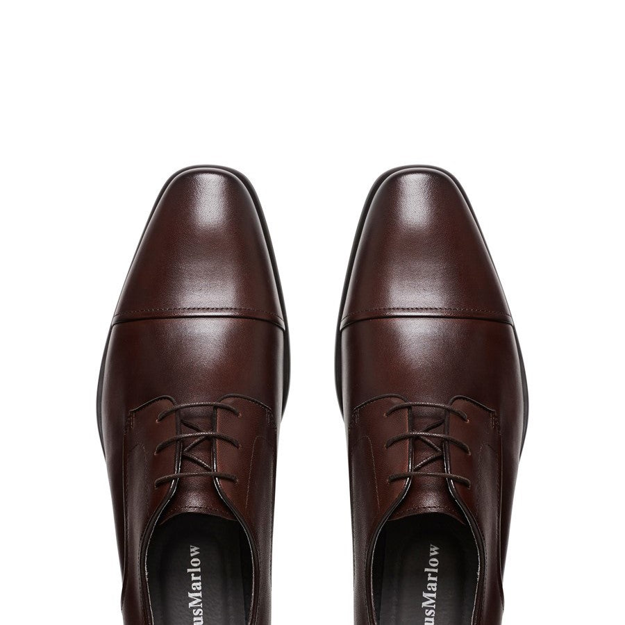 Julius Marlow Mens Knock Mocha Formal Dress Casual Leather Lace Up Shoes
