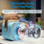 Alpha Mini Portable Karaoke Machine for Adults Kids with 2 Wireless Microphones