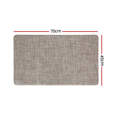 Artiss Kitchen Mat 45x75cm Textilene Floor Rug Carpet Non-slip