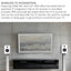 Kanto REN 200W Powered Bookshelf Speakers with HDMI ARC, USB-C, and Bluetooth 5.3 - Matte White, Pair