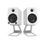 Kanto SE4W Elevated Desktop Speaker Stands for Midsize Speakers - Pair, White