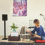 Kanto ST34 34" Universal Bookshelf Speaker Floor Stand - Black, Pair