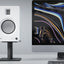 Kanto TUK 260W Powered Bookshelf Speakers with Headphone Out, USB Input, Dedicated Phono Pre-amp, Bluetooth - Pair, Matte White