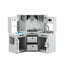 Keezi 112cm Wooden Pretend Kitchen Playset Kids Toy Sink Stove Grey