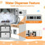 Keezi 112cm Wooden Pretend Kitchen Playset Kids Toy Sink Stove Grey