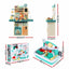 Keezi 2 Piece Kids Pretend Kitchen and Washing Playset Sink Toys
