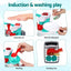 Keezi 2 Piece Kids Pretend Kitchen and Washing Playset Sink Toys