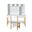 Keezi 2PCS Kids Table and Chairs Set Study Activity Toys Storage Desk Drawer