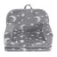Keezi Kids 2-in-1 Fold Out Sofa Bed with Removable Washable Cover, Carry Handle, Storage Pocket, Glow in the Dark, Grey