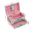 Keezi Kids Jewellery Box Organiser for Girls Kids Music Box with Drawer