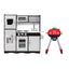Keezi Kids Kitchen Playset BBQ Grill Toy with Wooden Pretend Play Set 80cm